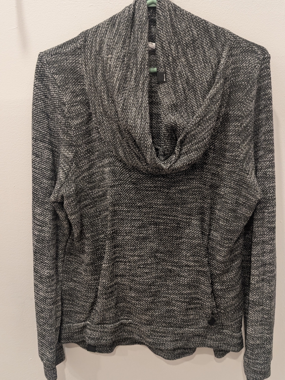 Bench Women's Marled Gray Cowl Neck Sweater